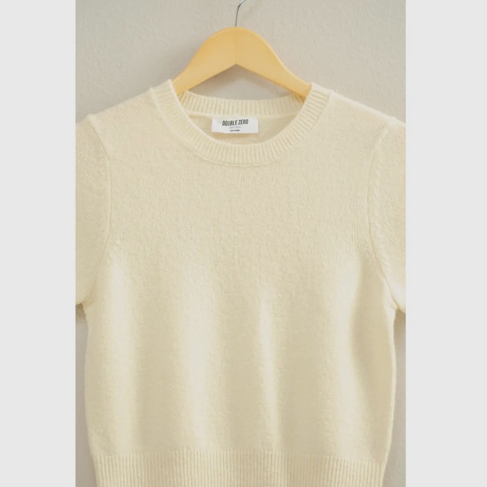 Short Sleeve Sweater Top